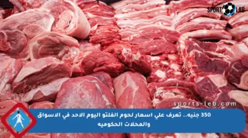 350 جنيه.. تعرف على أسعار لحوم الفلتو اليوم الأحد في الأسواق والمحلات الحكومية